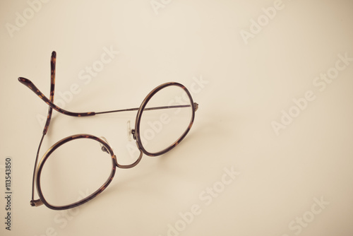 Vintage round eyeglasses, vintage style