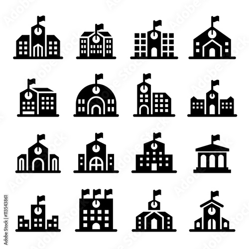 school building icon