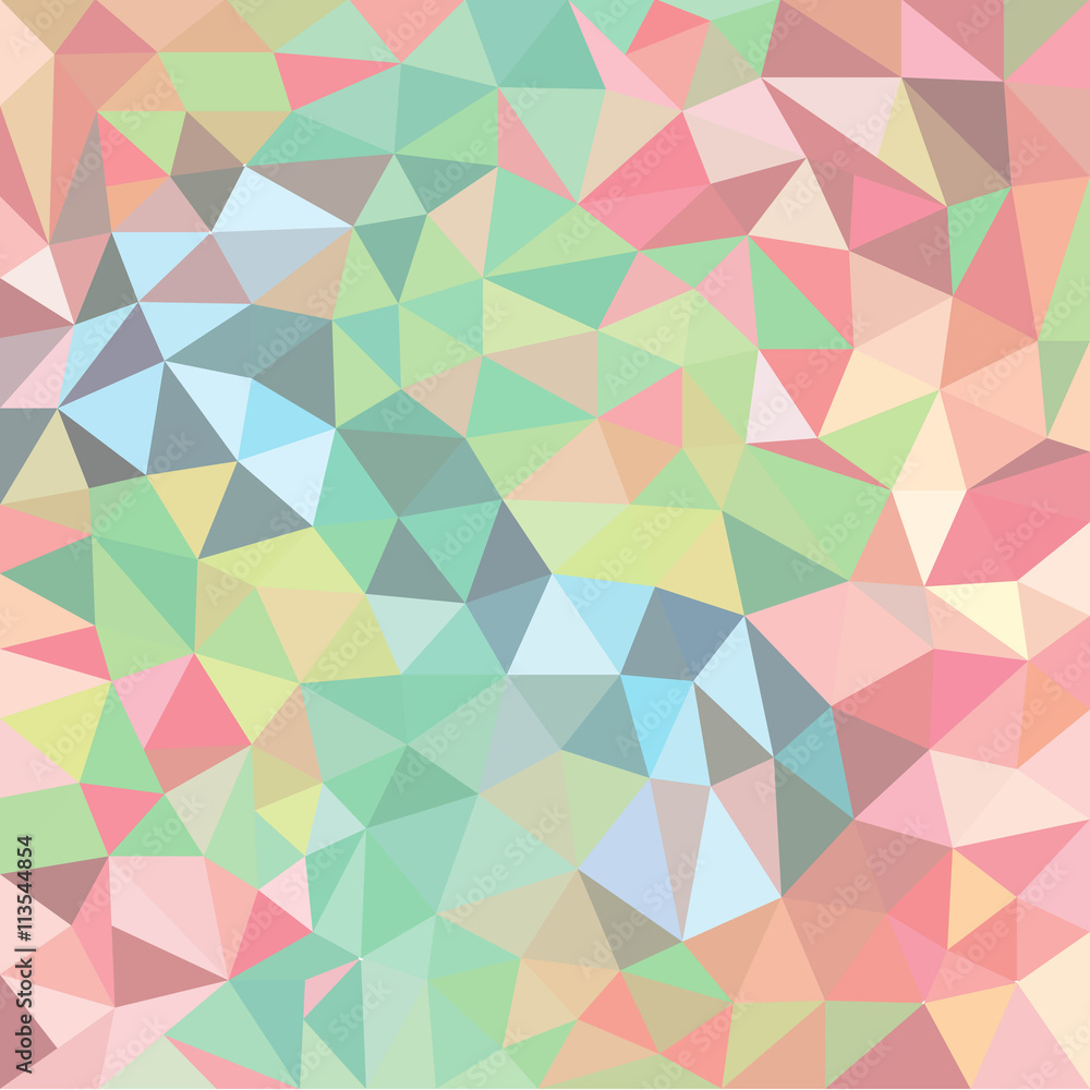 Magic triangle abstract background with highlights