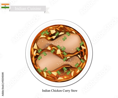 Indian Chicken Curry, A Famous Dish in India