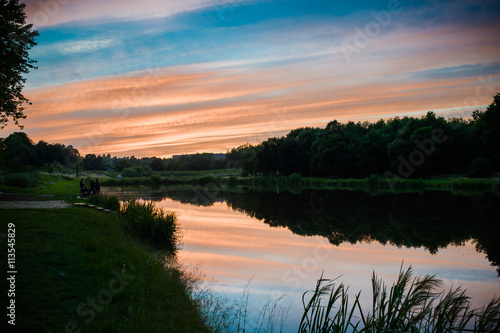 sunset on the lake © alipko