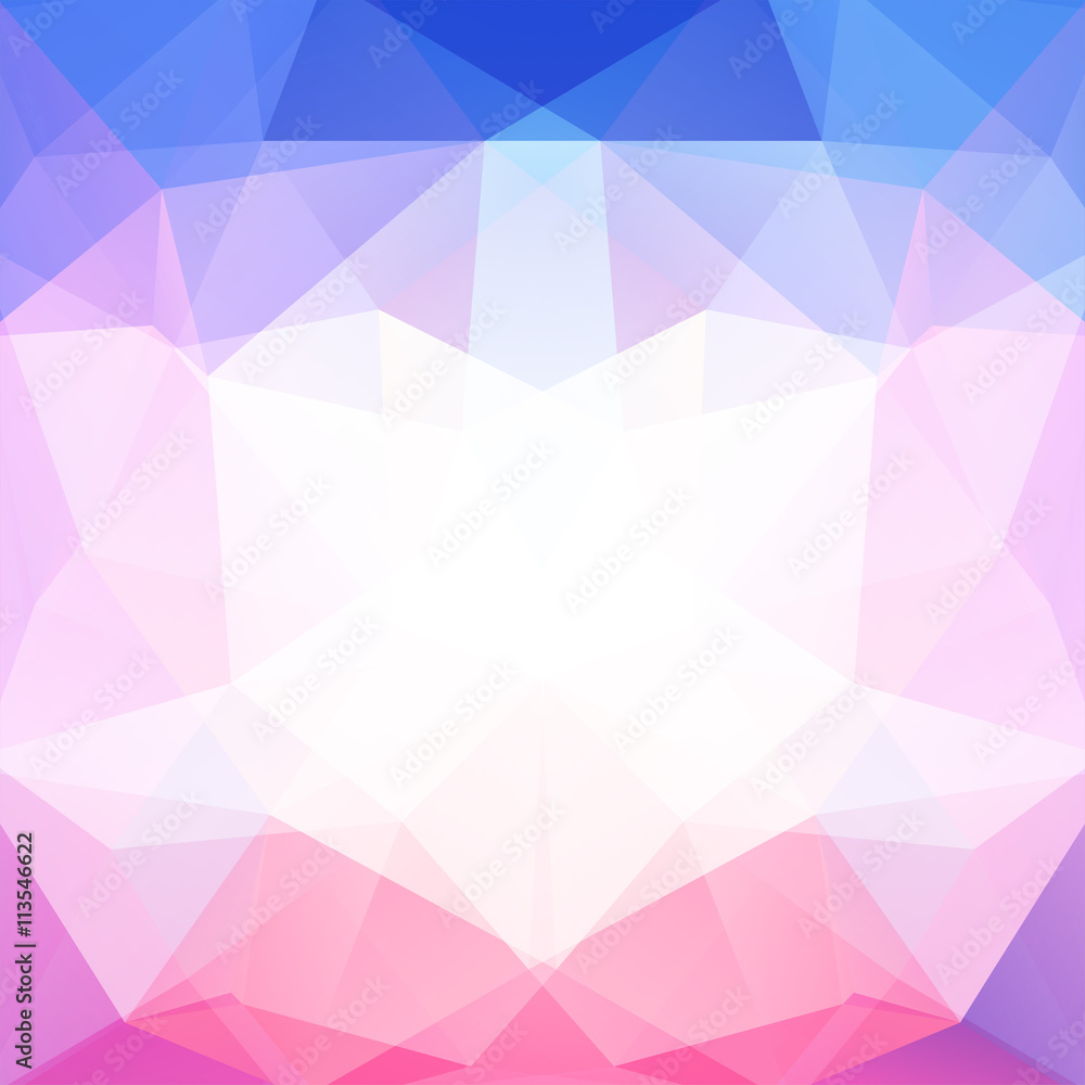 Fototapeta premium Abstract mosaic background. Triangle geometric background. 