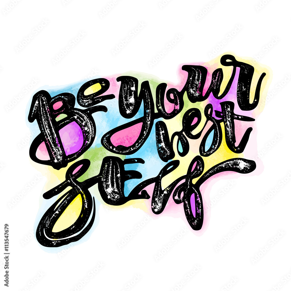 Be yourself graffiti hand lettering Be yourself graffiti hand lettering