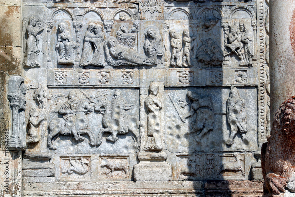 Veneto,Verona,Basilica di San Zeno. Veneto,Verona,Basilica di San Zeno.