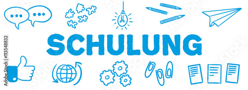 Stick FIgure Series Banner Blue / Schulung