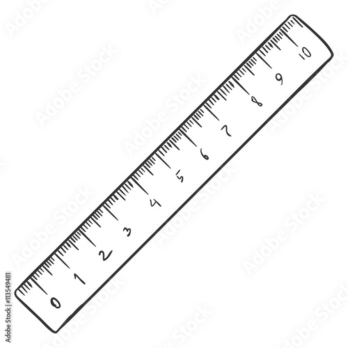 Vector Single Sketch Ruler