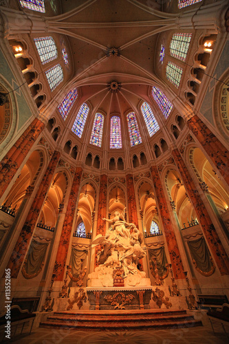 Obraz na płótnie Cathédrale de Chartres, intérieur