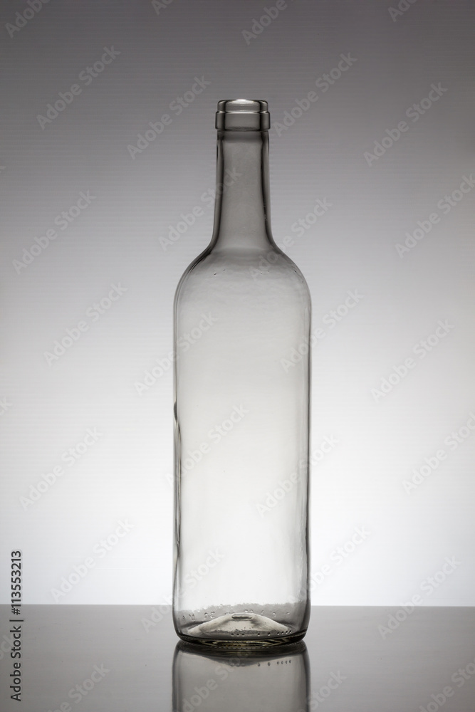 Empty glass bottle Empty glass bottle