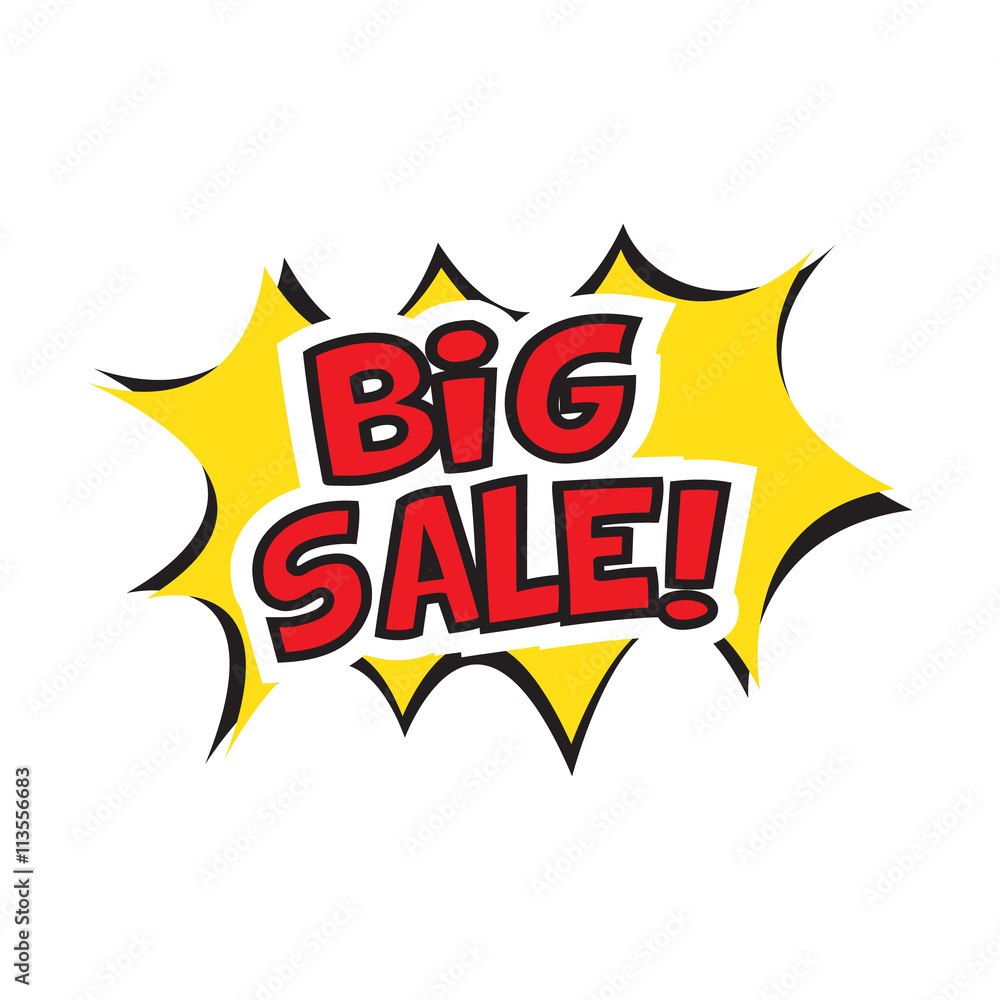 Big sale banner design. Big sale banner design.