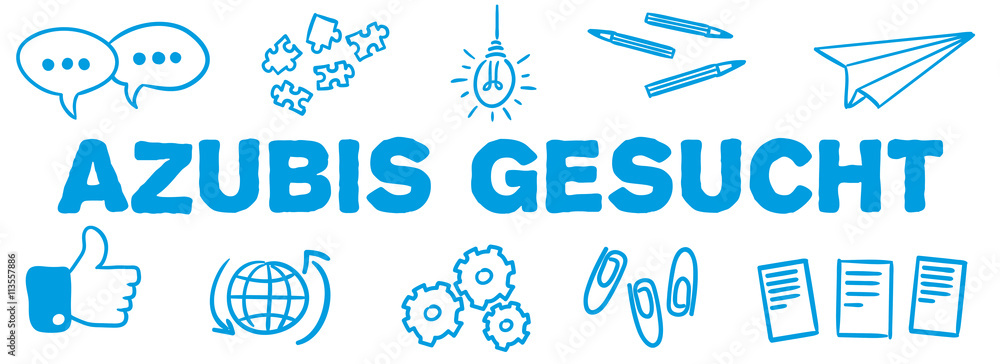 Stick Figure Series Banner Blue Azubis Gesucht Stock Vektorgrafik stick-figure-series-banner-blue-azubis-gesucht-stock-vektorgrafik