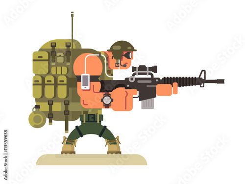 Character military peacekeeper