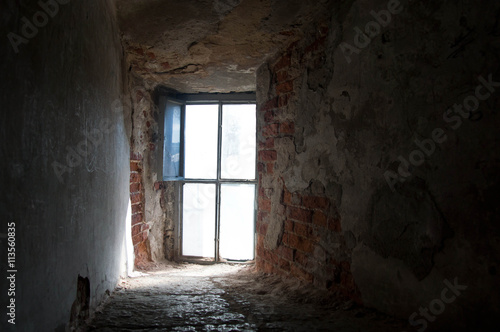window in an old brick building © mskphotolife