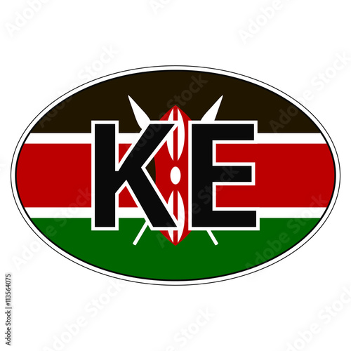 Sticker on car, flag Republ...