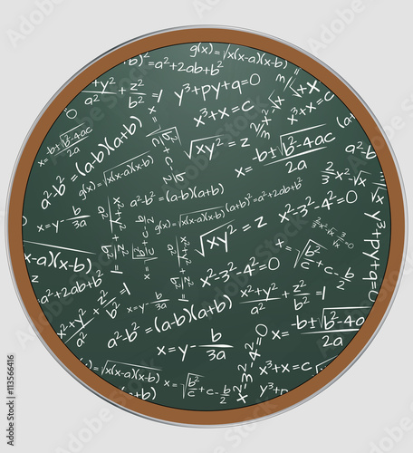 formula math chalkboard