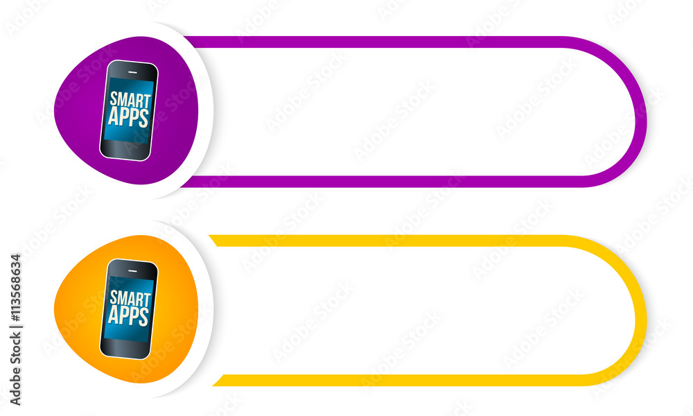 Abstarct button for your text and smart phone Abstarct button for your text and smart phone
