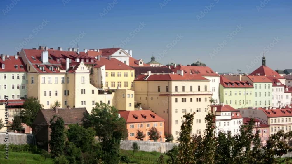 View of ancient roofs. Prague. Czech Republic View of ancient roofs. Prague. Czech Republic
