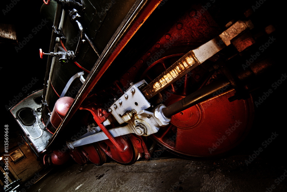 Old Retro Steam Train History