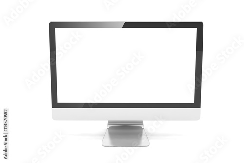 Modern Screen Monitor. 3d rendering.