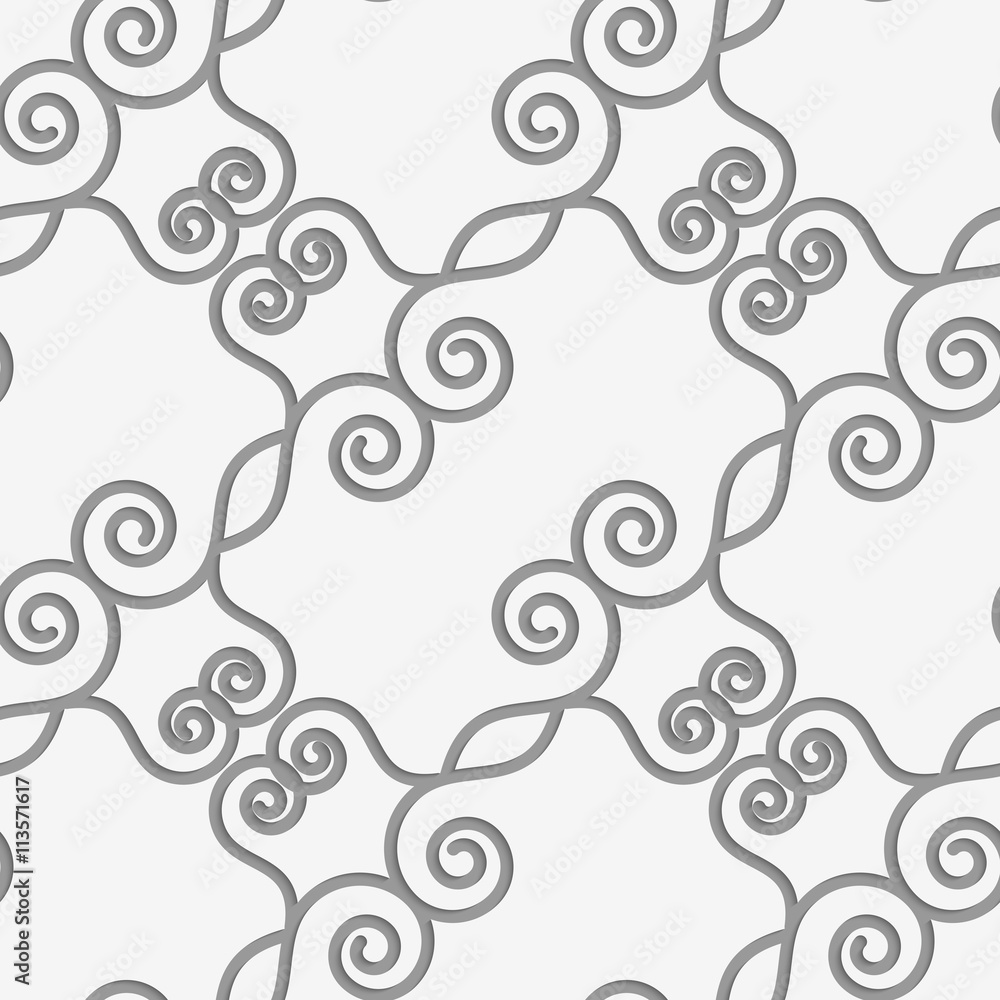 Perforated diagonal swirled interlocking Perforated diagonal swirled interlocking