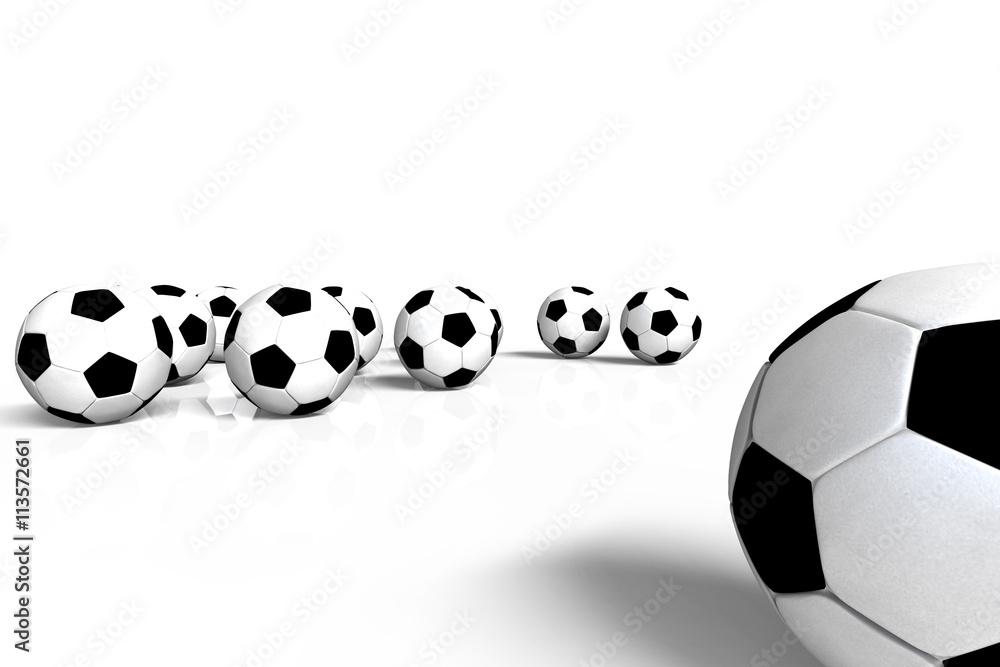 Football Background 3D rendering Football Background 3D rendering