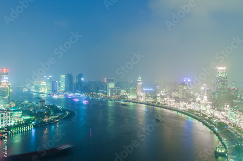 Shanghai Skyline at Night