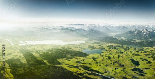 Allgaeu Aerial View