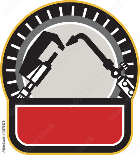 Welder Millwright Tools Circle Retro