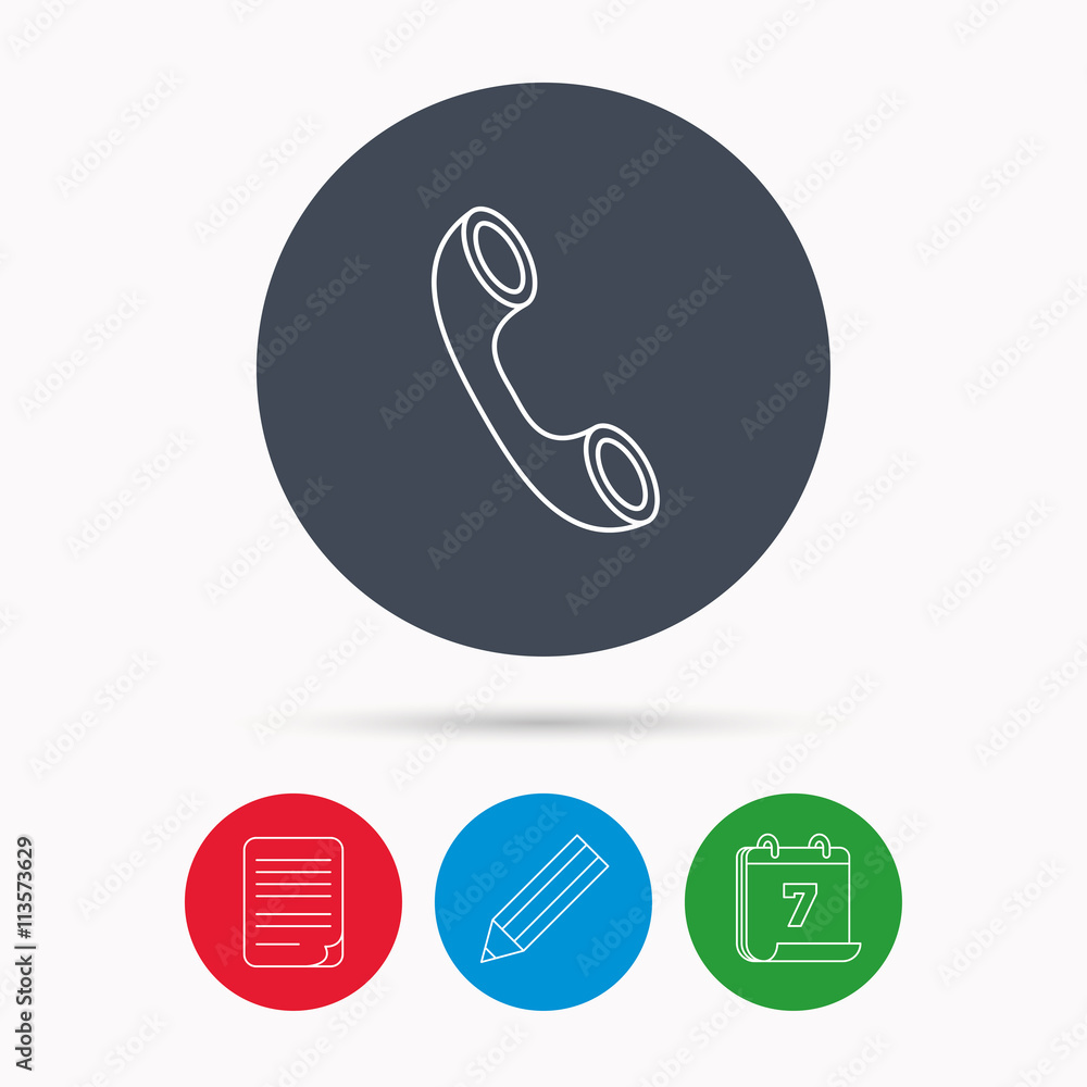 Obraz premium Phone icon. Call sign.