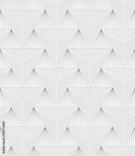 Slim gray hatched triangle