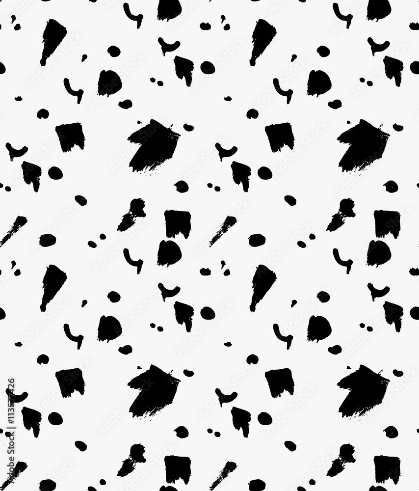 Black marker splashes and spots Black marker splashes and spots