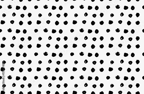 Black marker scribble dots