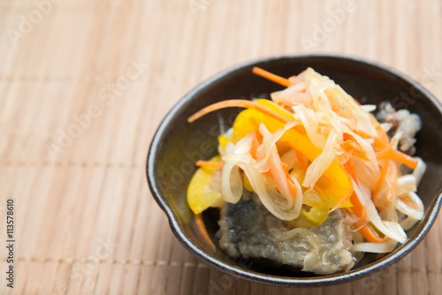 japanese food, nanbanzuke photo