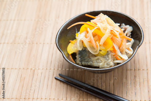 japanese food, nanbanzuke photo