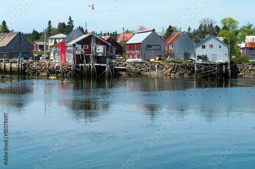 Sea Cove Fish Shed with Kayaks