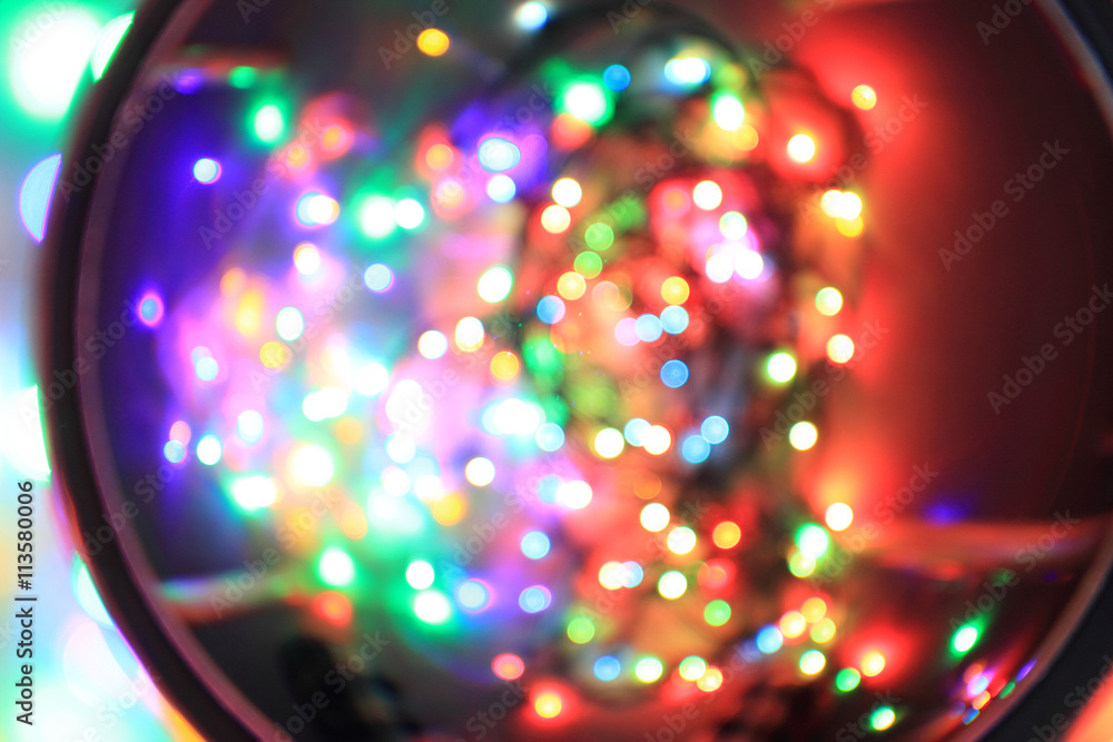 christmas lights color background