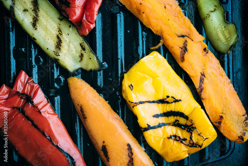 grilled vegetables photo