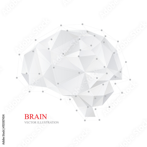 Abstract brain graphic photo