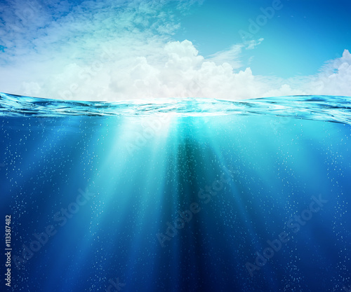 Underwater or under the sea
