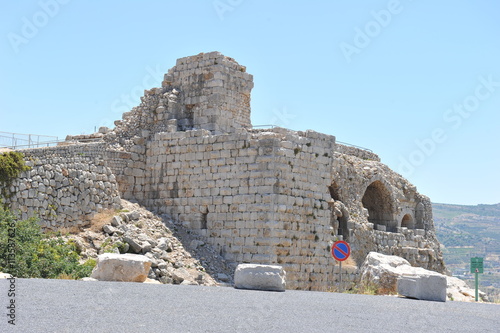 The Nimrod fortress  Golan heights  Israel
