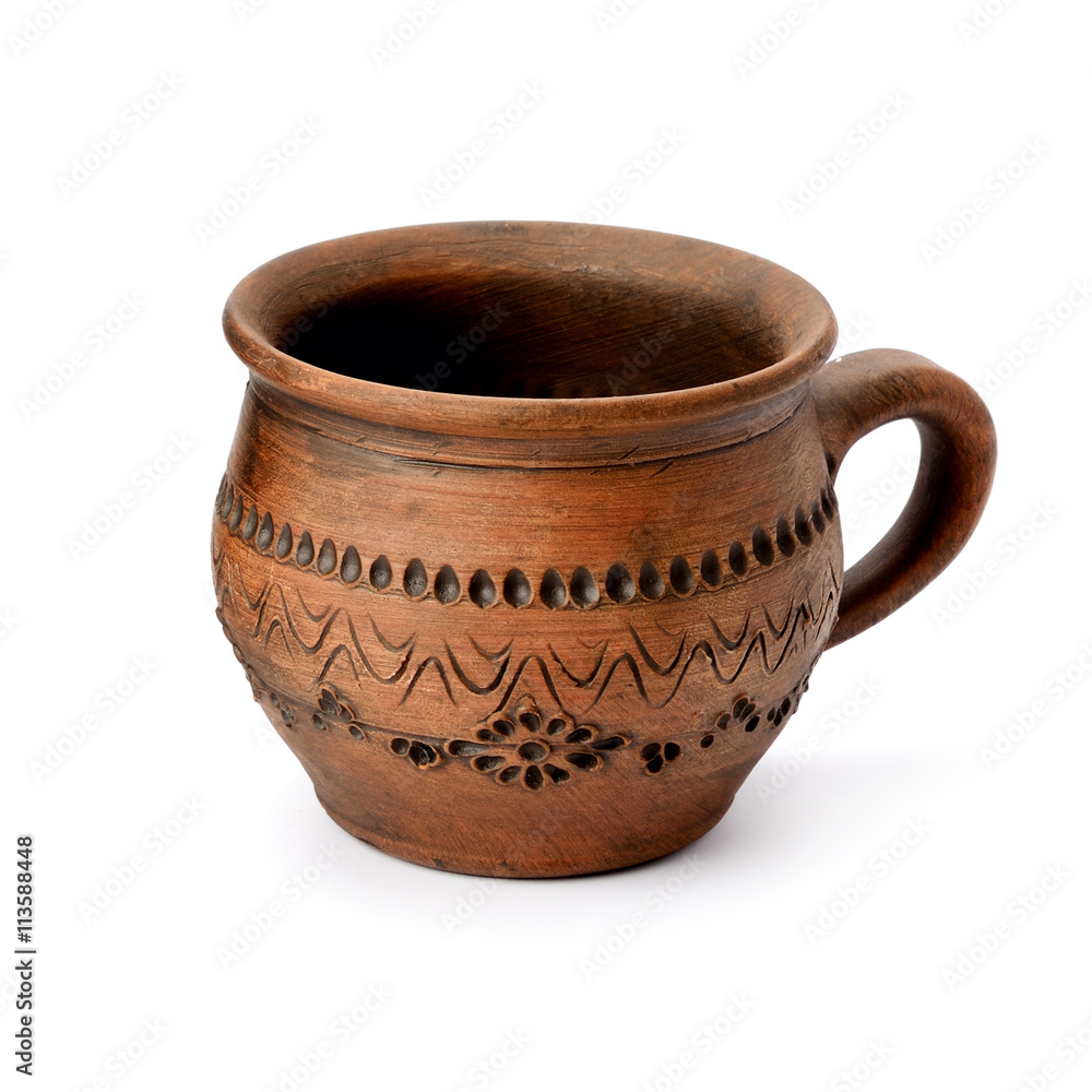 ceramic cup isolated on white background ceramic cup isolated on white background