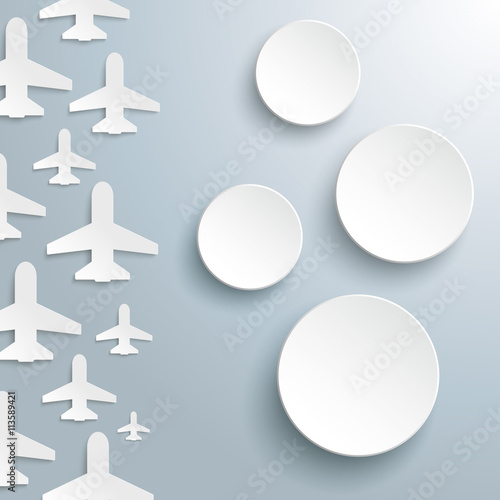 Paper Jet Cover 4 Circles