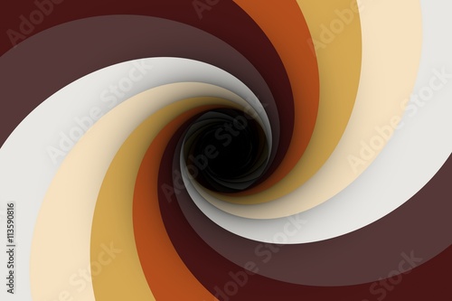 black hole multicolored background 3d illustration