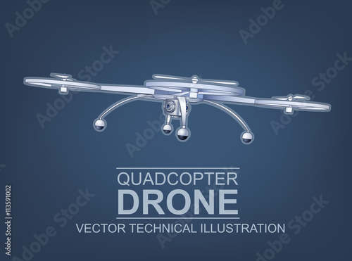 Drone Vector Illustration