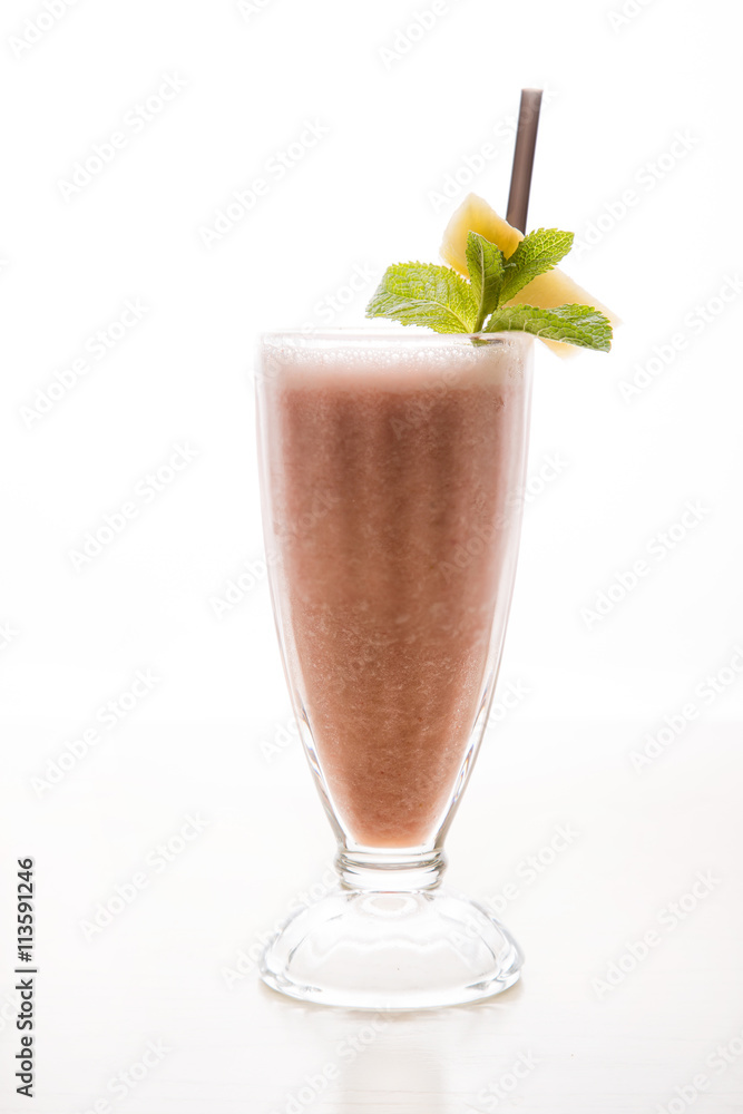 chocolate-banana smoothie with pineapple chocolate-banana smoothie with pineapple