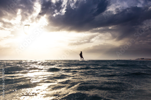 Kite surfing