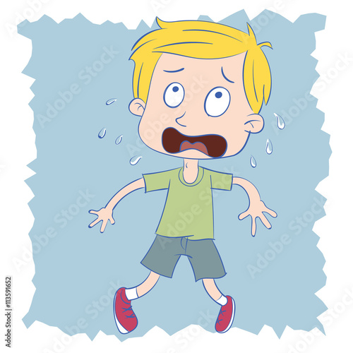 scared kid