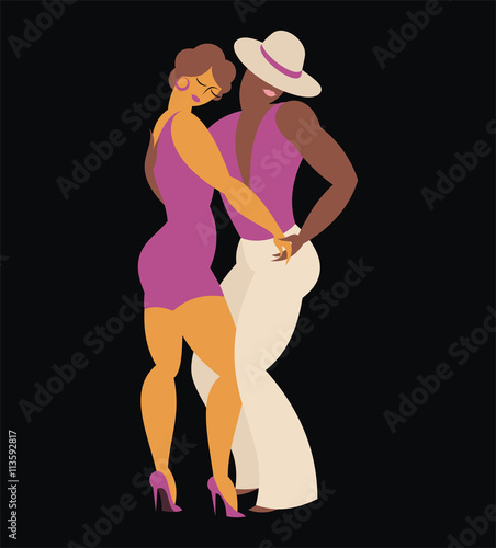lady and gentleman dance Latin America dance salsa
