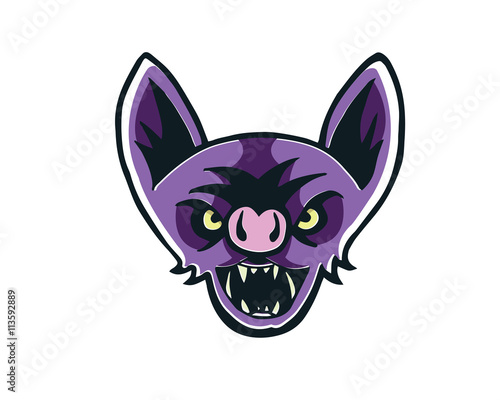 Leadership Animal Logo - Wild Bat Character