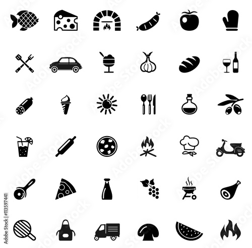 Icons Italien