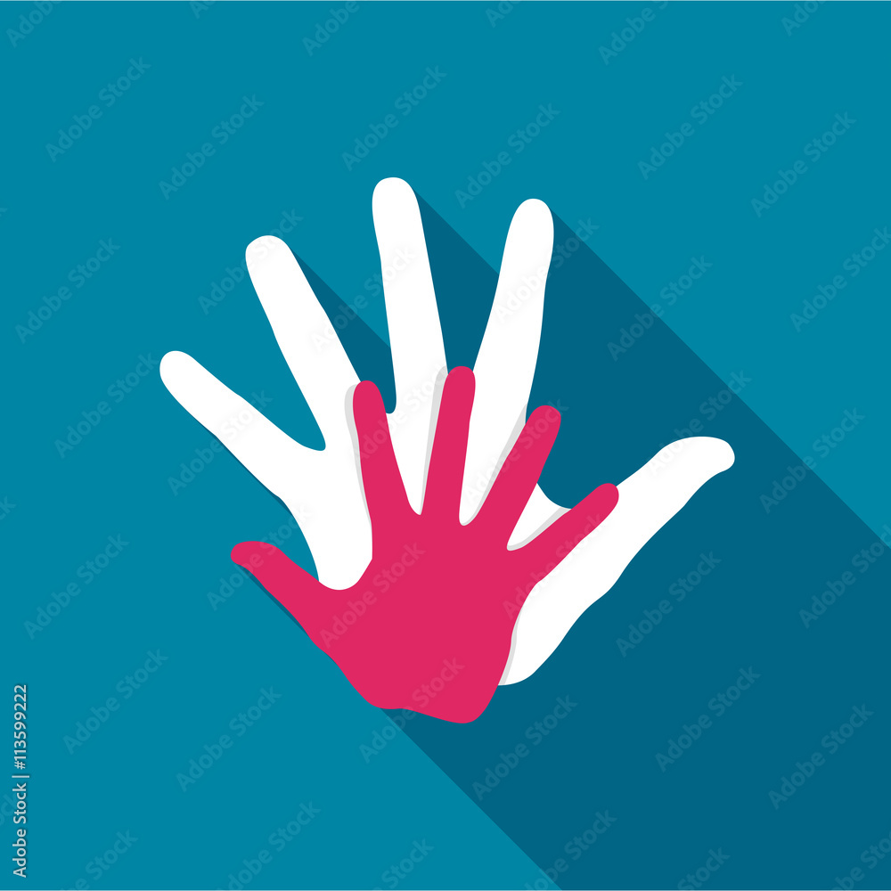 Obraz premium empreinte main